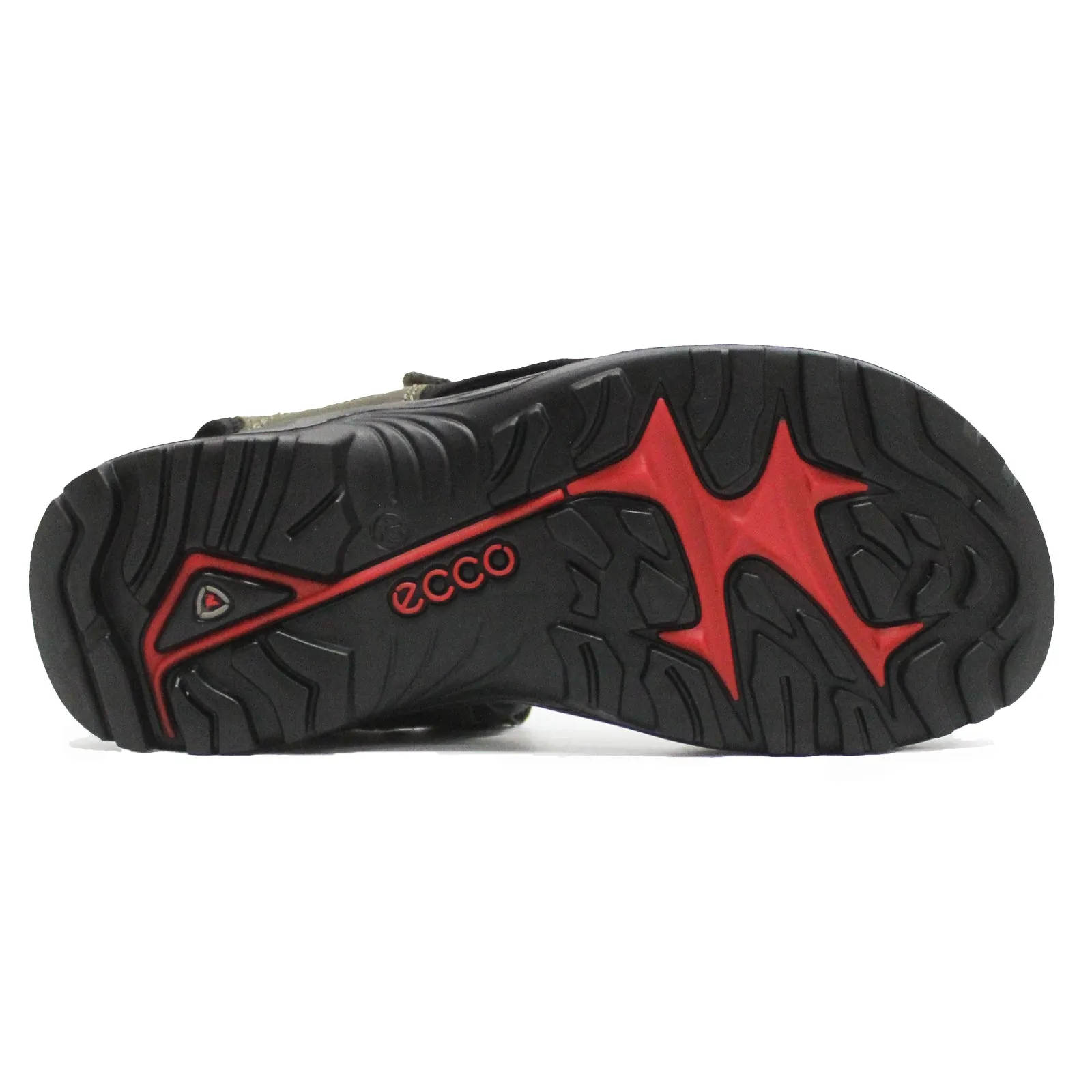 Ecco Offroad Sandales décontractées pour hommes en cuir nubuck huilé chaussures Ecco
