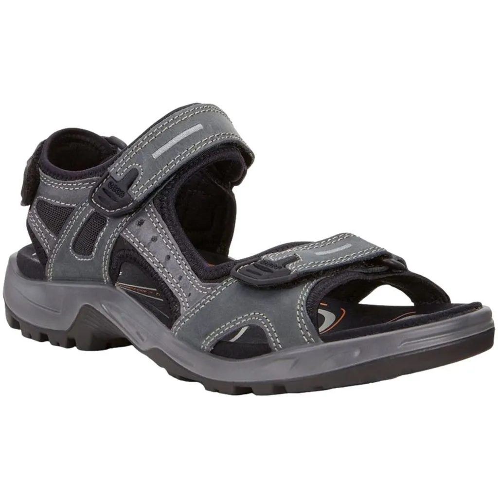 Ecco Offroad Sandales décontractées pour hommes en cuir nubuck huilé chaussures Ecco