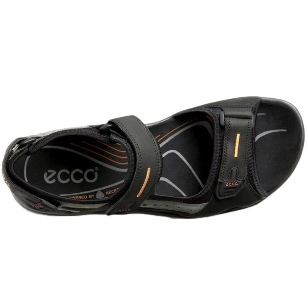 Ecco Offroad Sandales décontractées pour hommes en cuir nubuck huilé chaussures Ecco