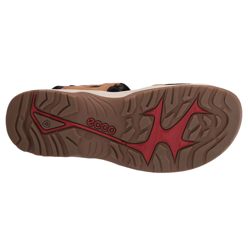 Ecco Offroad Sandales décontractées pour hommes en cuir nubuck huilé chaussures Ecco