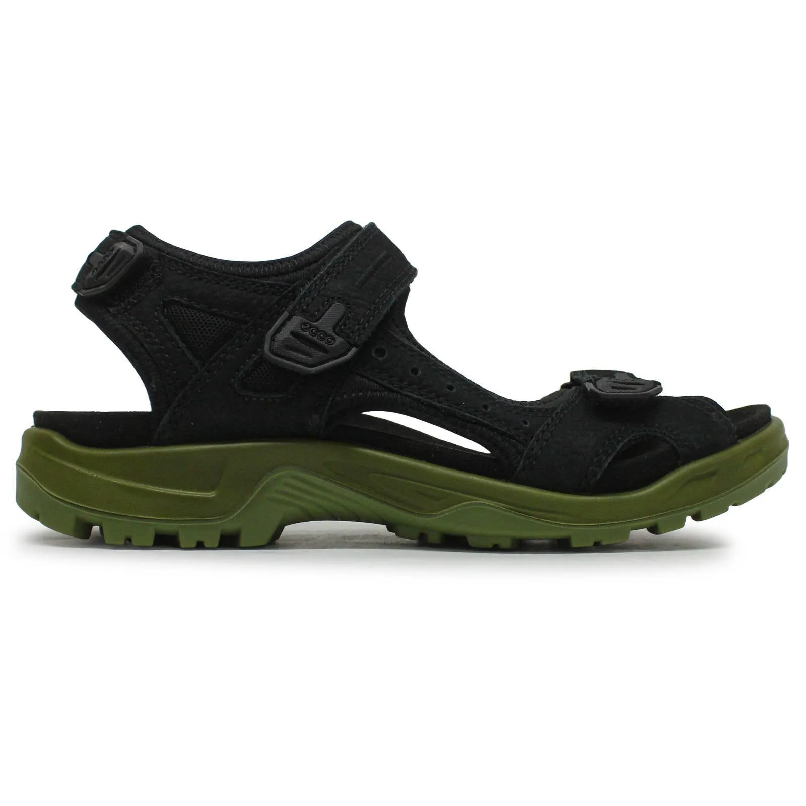 Ecco Offroad Sandales décontractées pour hommes en cuir nubuck huilé chaussures Ecco