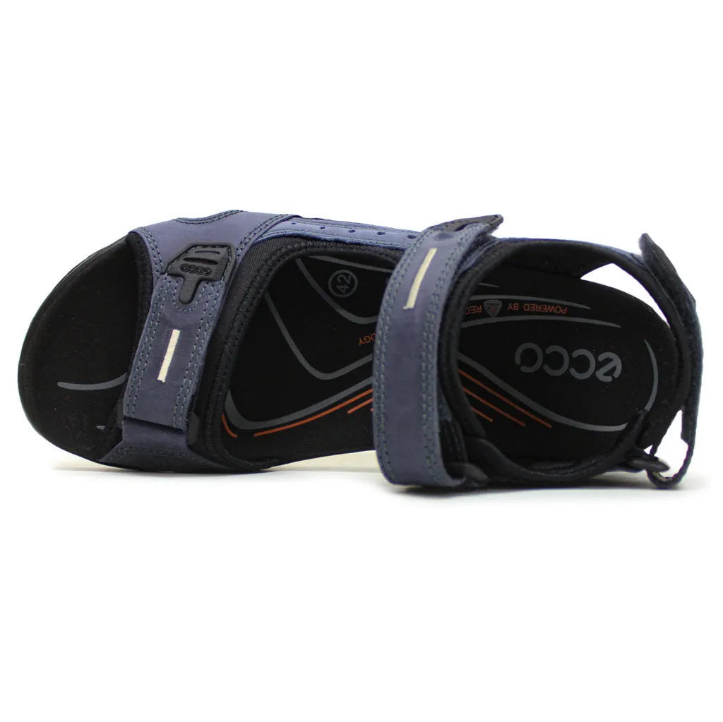 Ecco Offroad Sandales décontractées pour hommes en cuir nubuck huilé chaussures Ecco