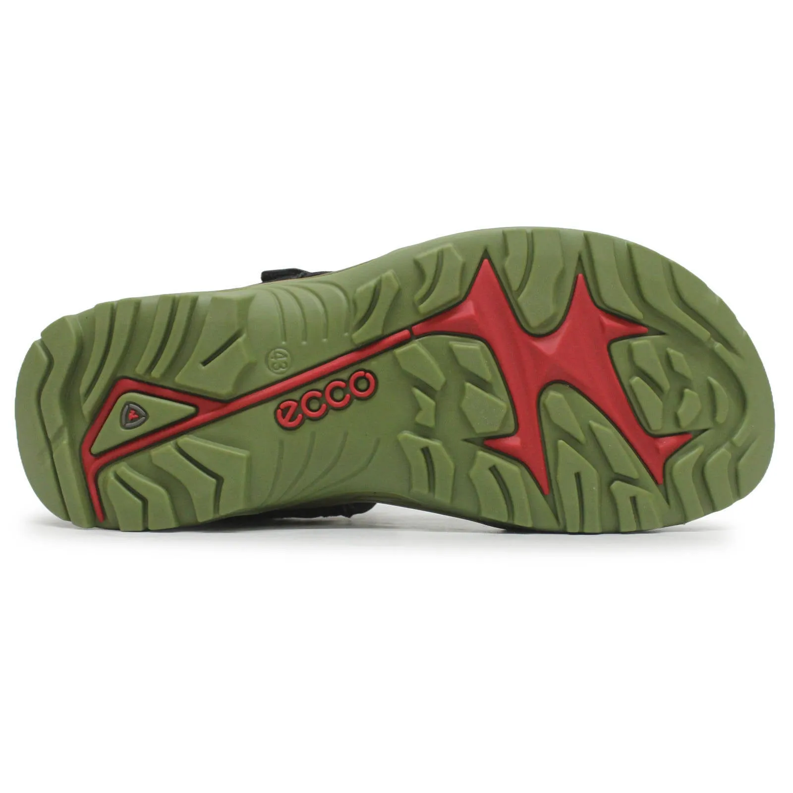 Ecco Offroad Sandales décontractées pour hommes en cuir nubuck huilé chaussures Ecco