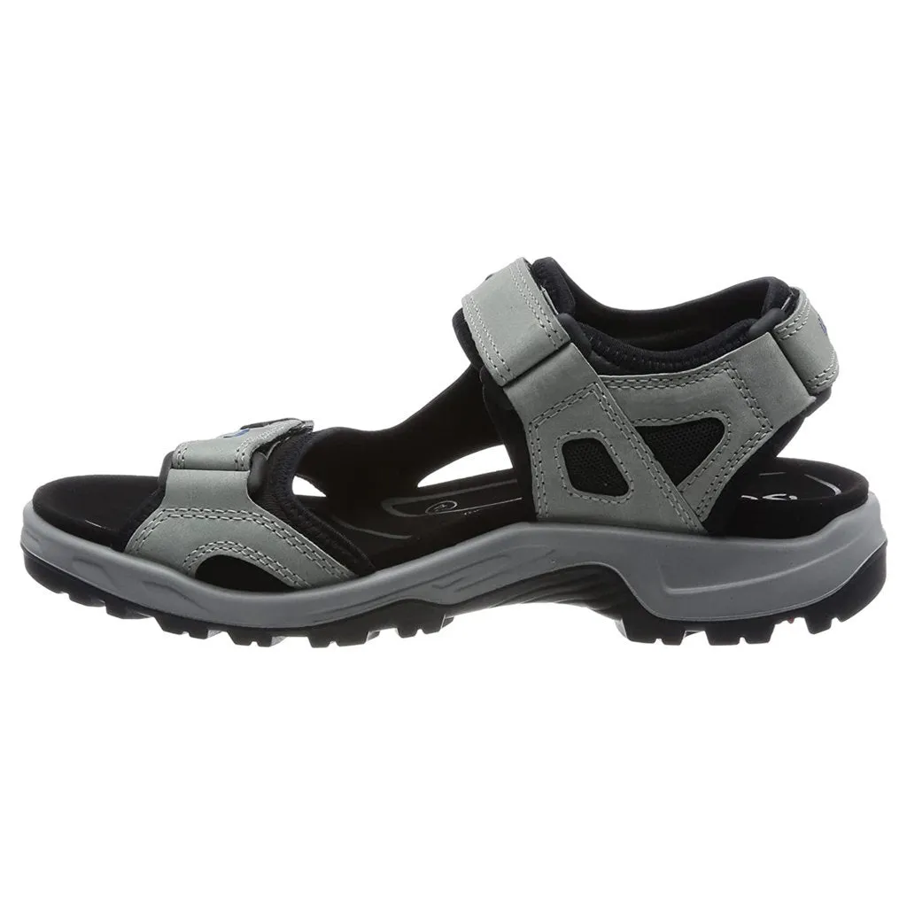 Ecco Offroad Sandales décontractées pour hommes en cuir nubuck huilé chaussures Ecco