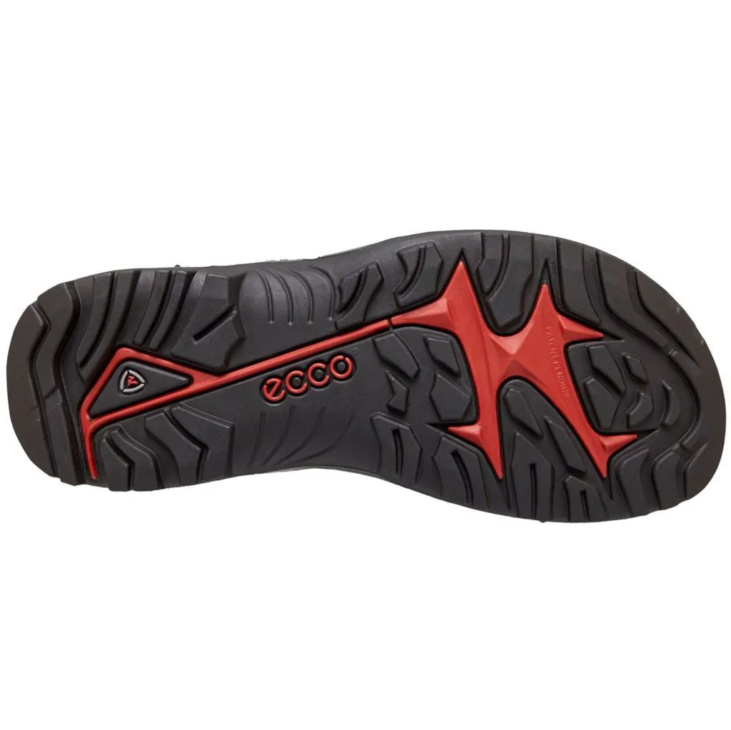 Ecco Offroad Sandales décontractées pour hommes en cuir nubuck huilé chaussures Ecco