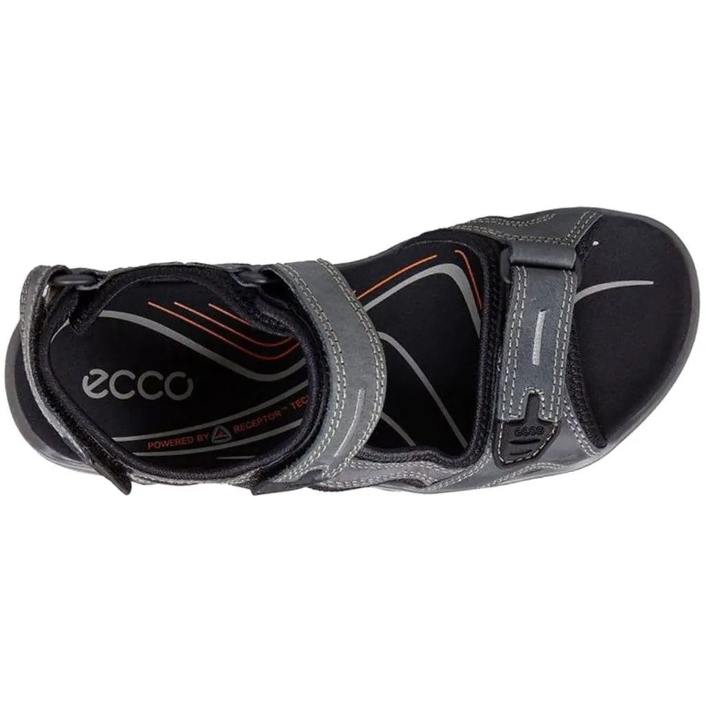 Ecco Offroad Sandales décontractées pour hommes en cuir nubuck huilé chaussures Ecco
