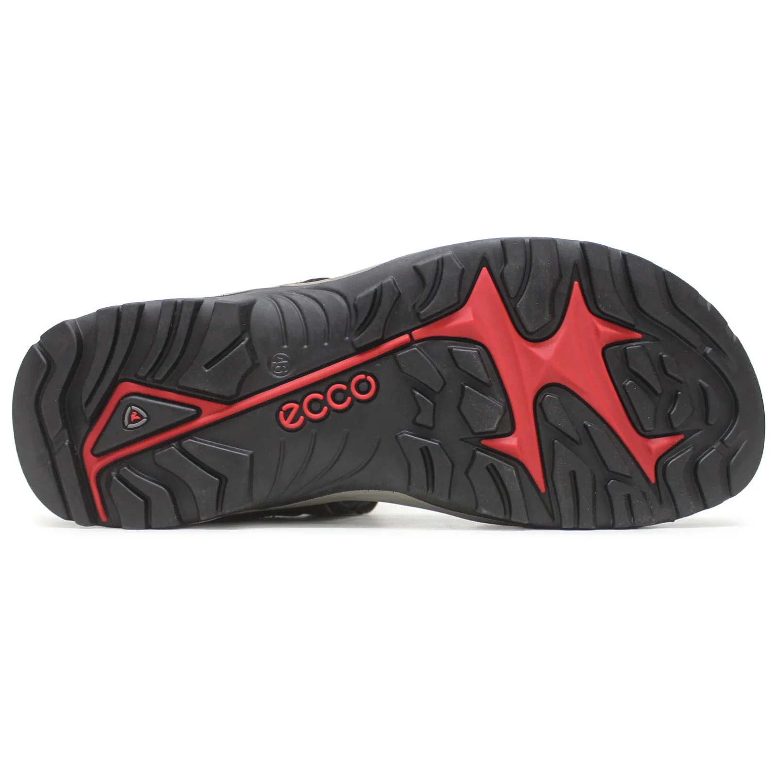 Ecco Offroad Sandales décontractées pour hommes en cuir nubuck huilé chaussures Ecco