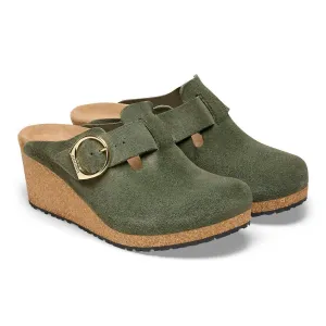 Fanny Ring Buckle Wedge By Papillio Thyme Suede