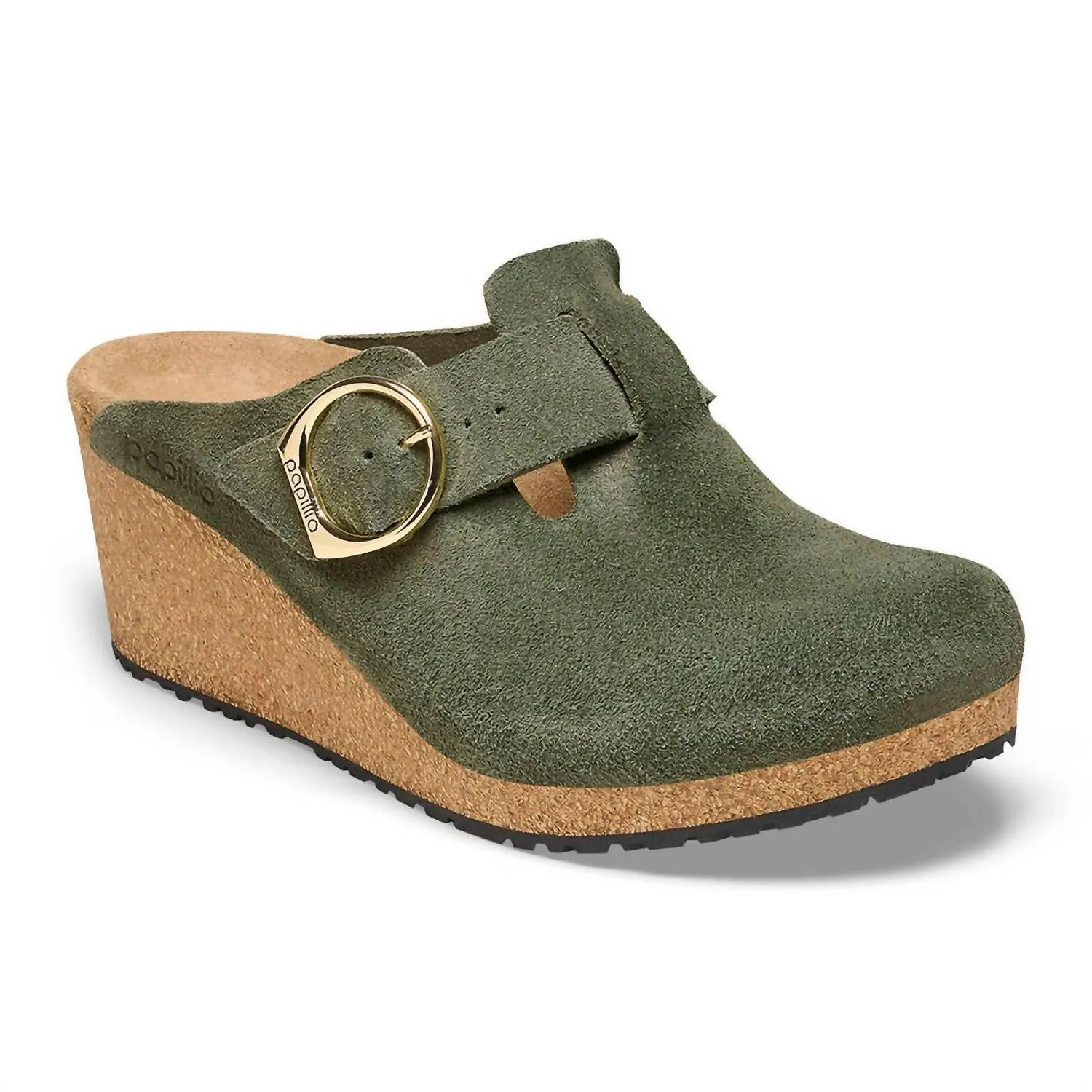 Fanny Ring Boucle à Wedge En Suédine Thyme Par Papillio