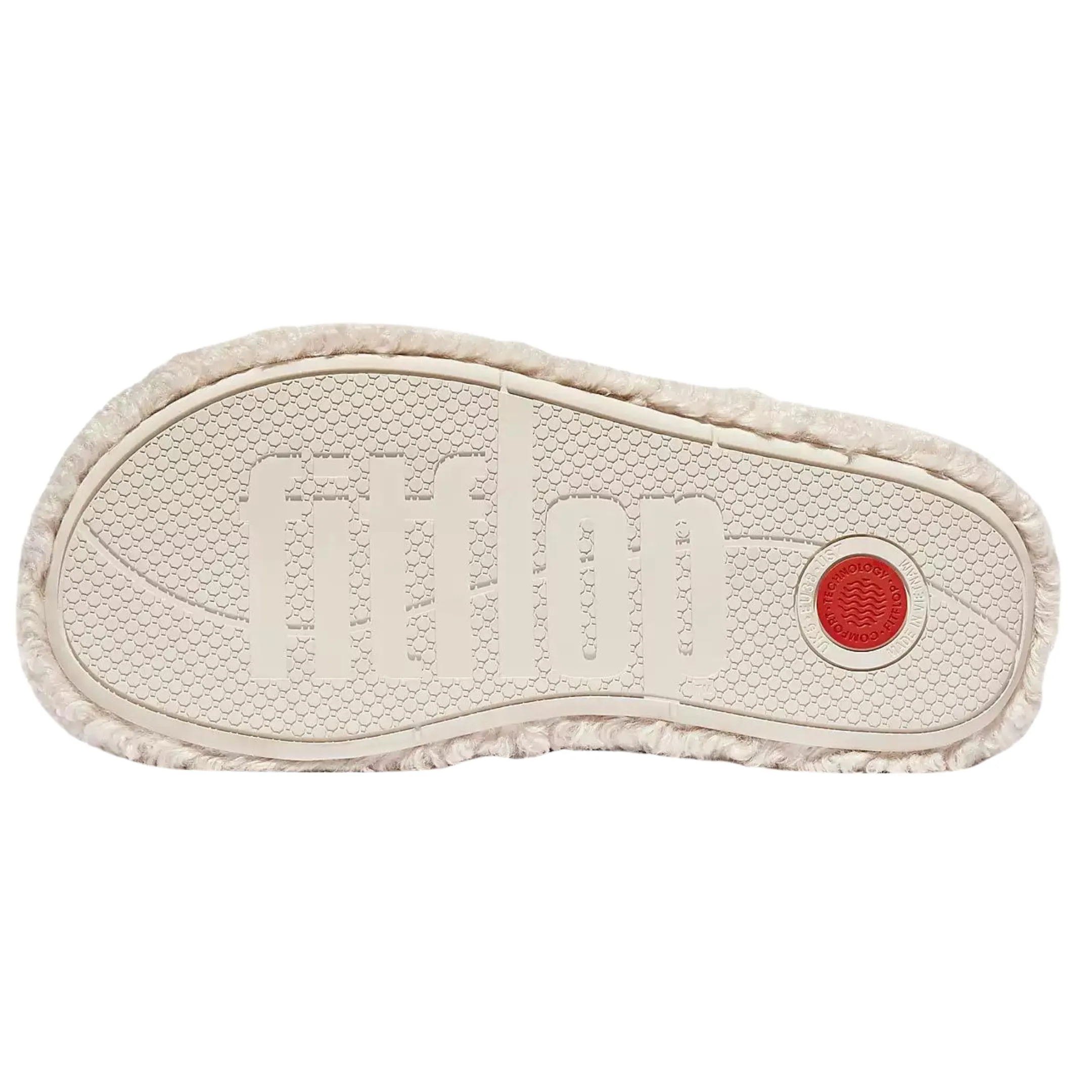 FitFlop Femme iQushion D-Luxe Teddy Lait Glacé
