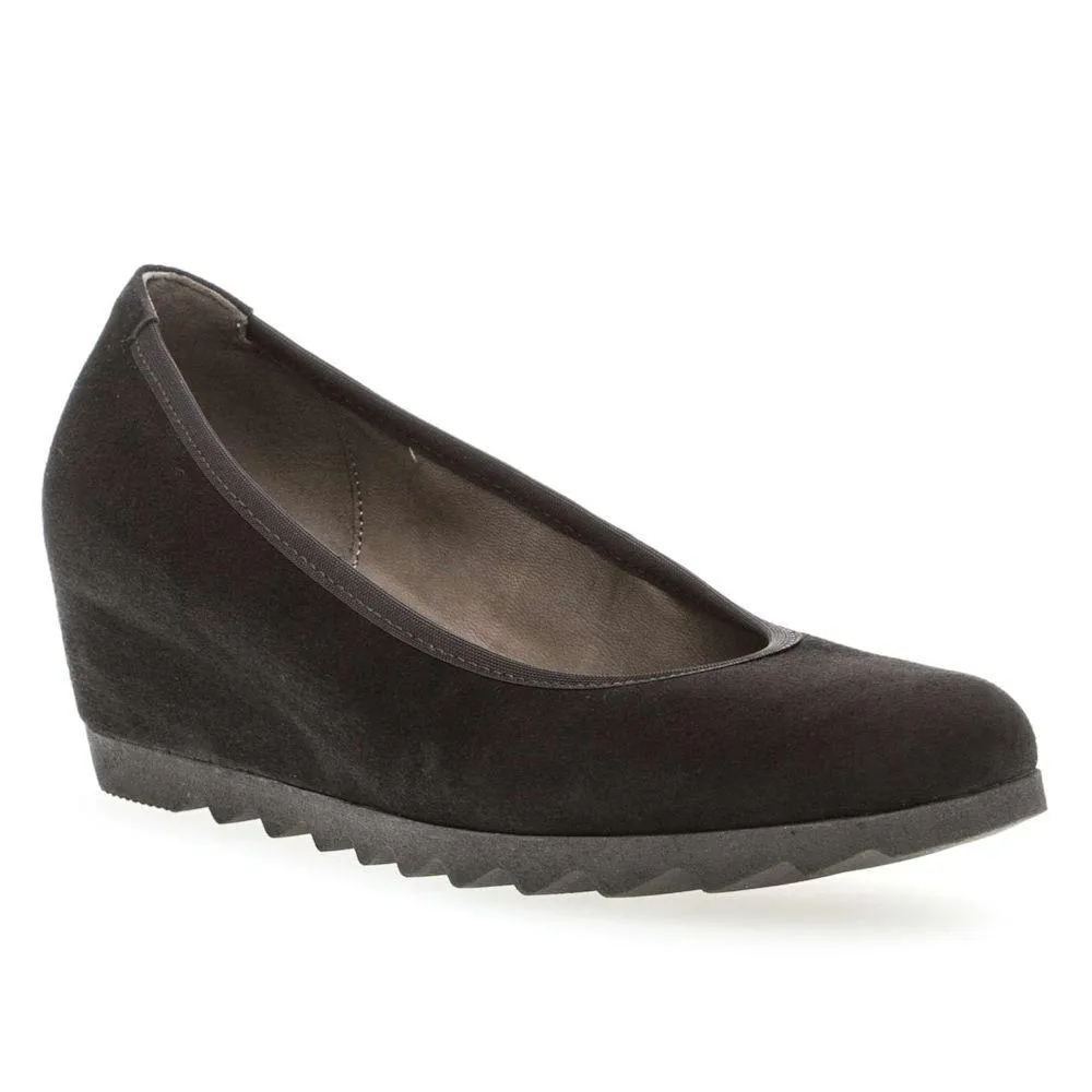 Gabor Femme 95.320.17 Escarpins en Suède Noir