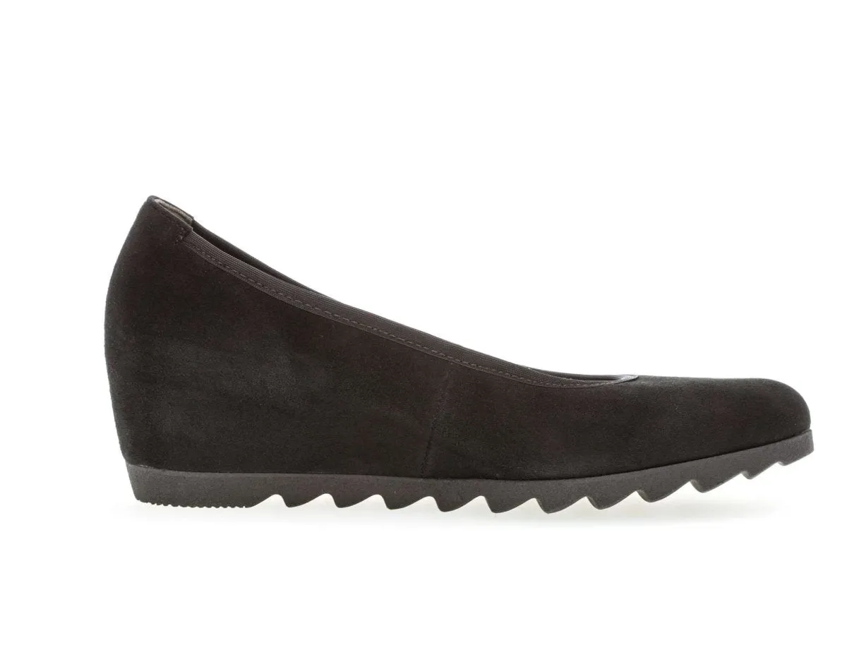 Gabor Femme 95.320.17 Escarpins en Suède Noir