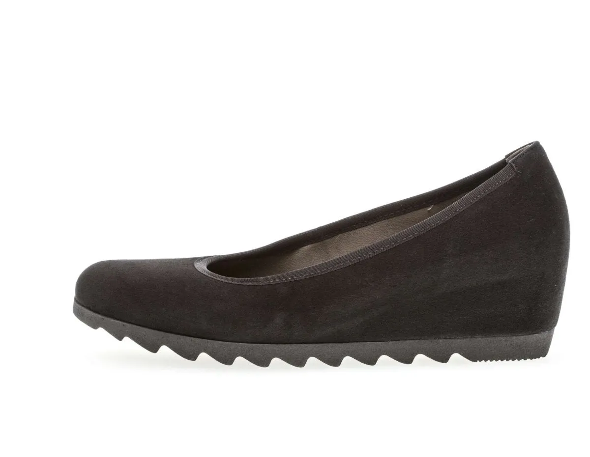 Gabor Femme 95.320.17 Escarpins en Suède Noir