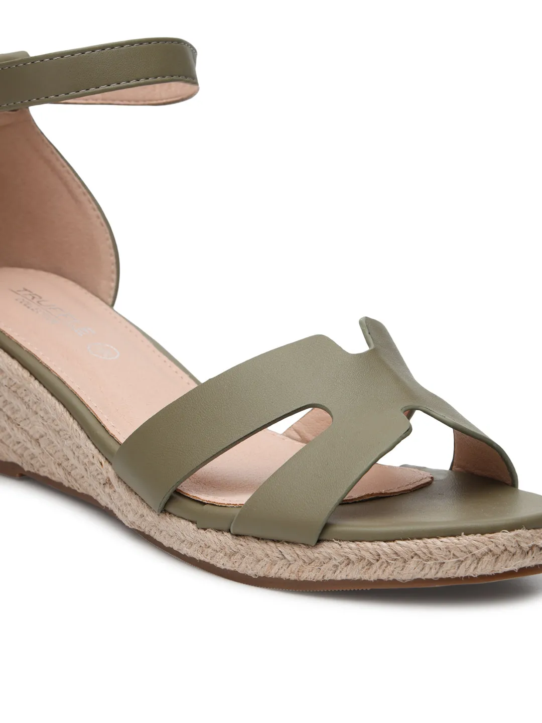 Escarpins à bride stylés en PU vert (TC-RS3659-GRN)