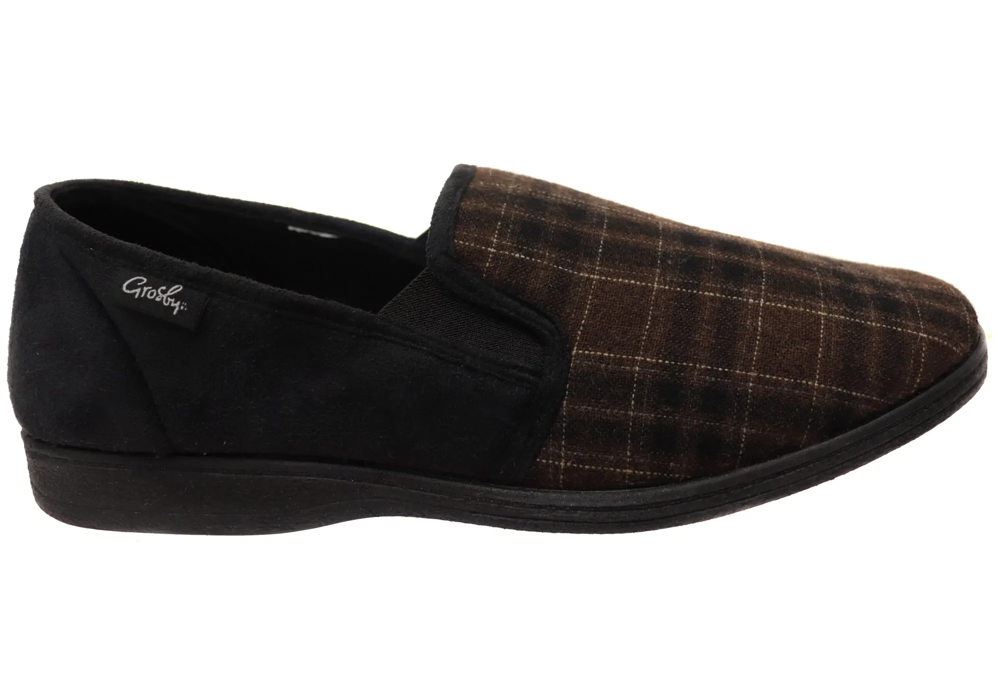 Grosby Rodger Pantoufles Confortables pour Hommes Chaussures Grosby