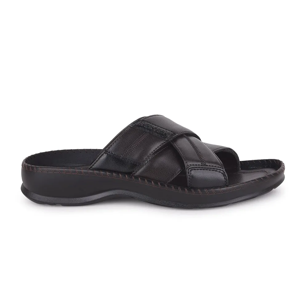 Pantoufles décontractées marron Healers pour hommes STARC-2E par Liberty