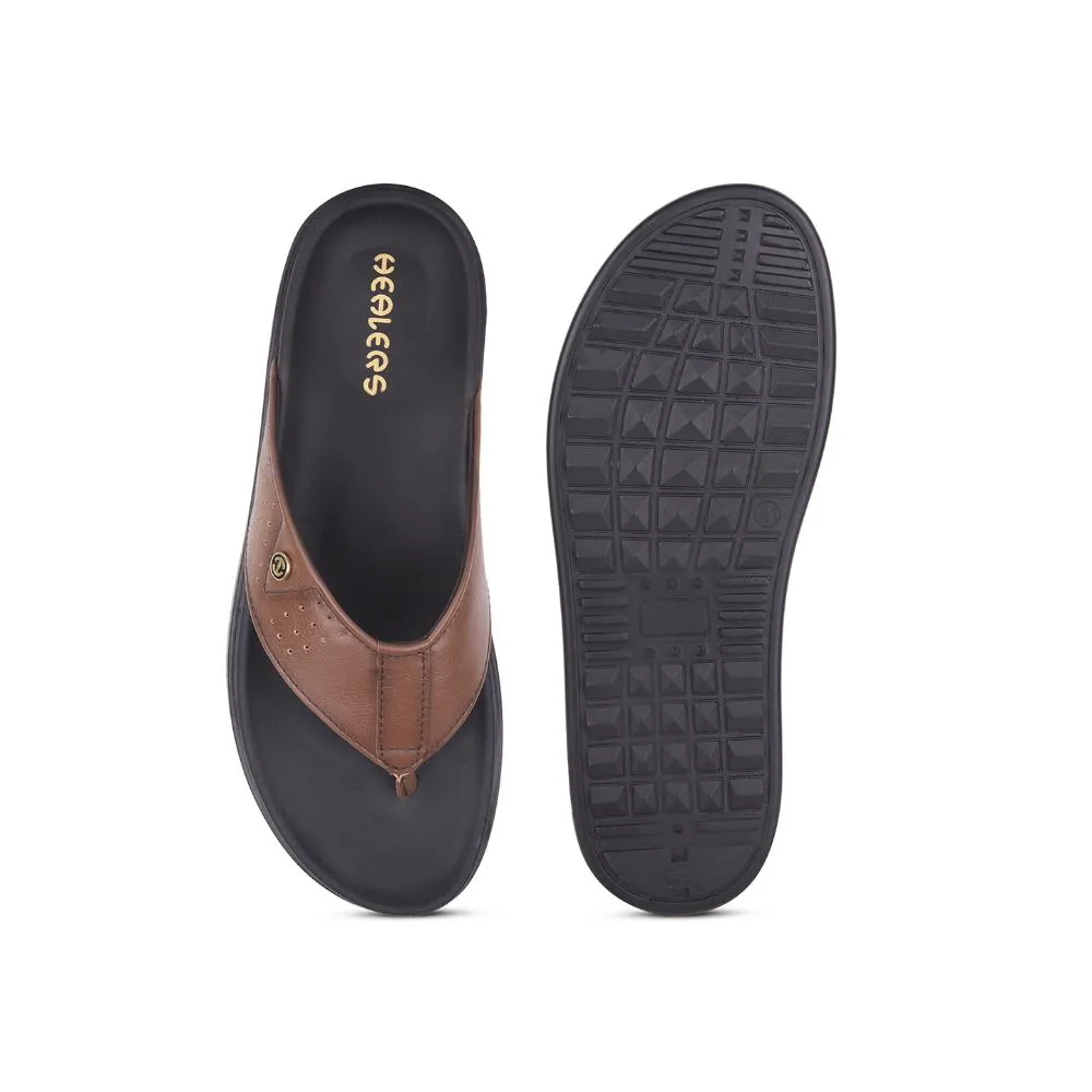 Mules décontractées beige pour hommes LEEKS-1 par Liberty