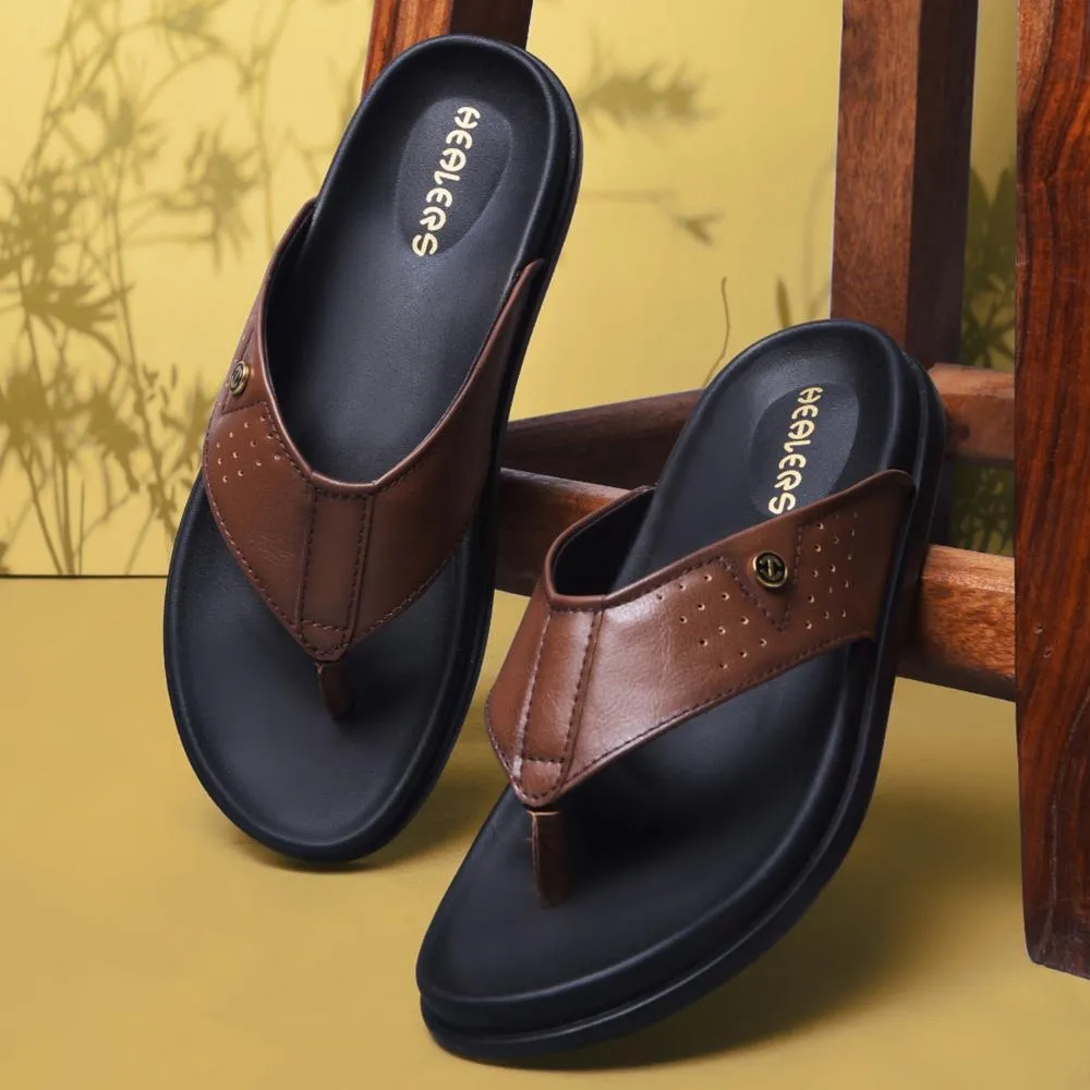 Mules décontractées beige pour hommes LEEKS-1 par Liberty