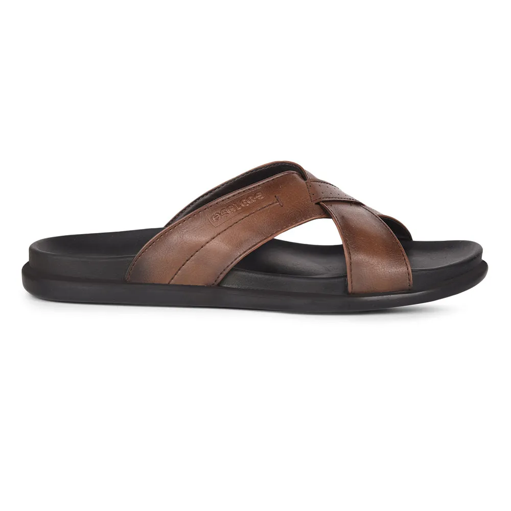 Mules Décontractées Beige Pour Hommes LEEKS-2 Par Liberty
