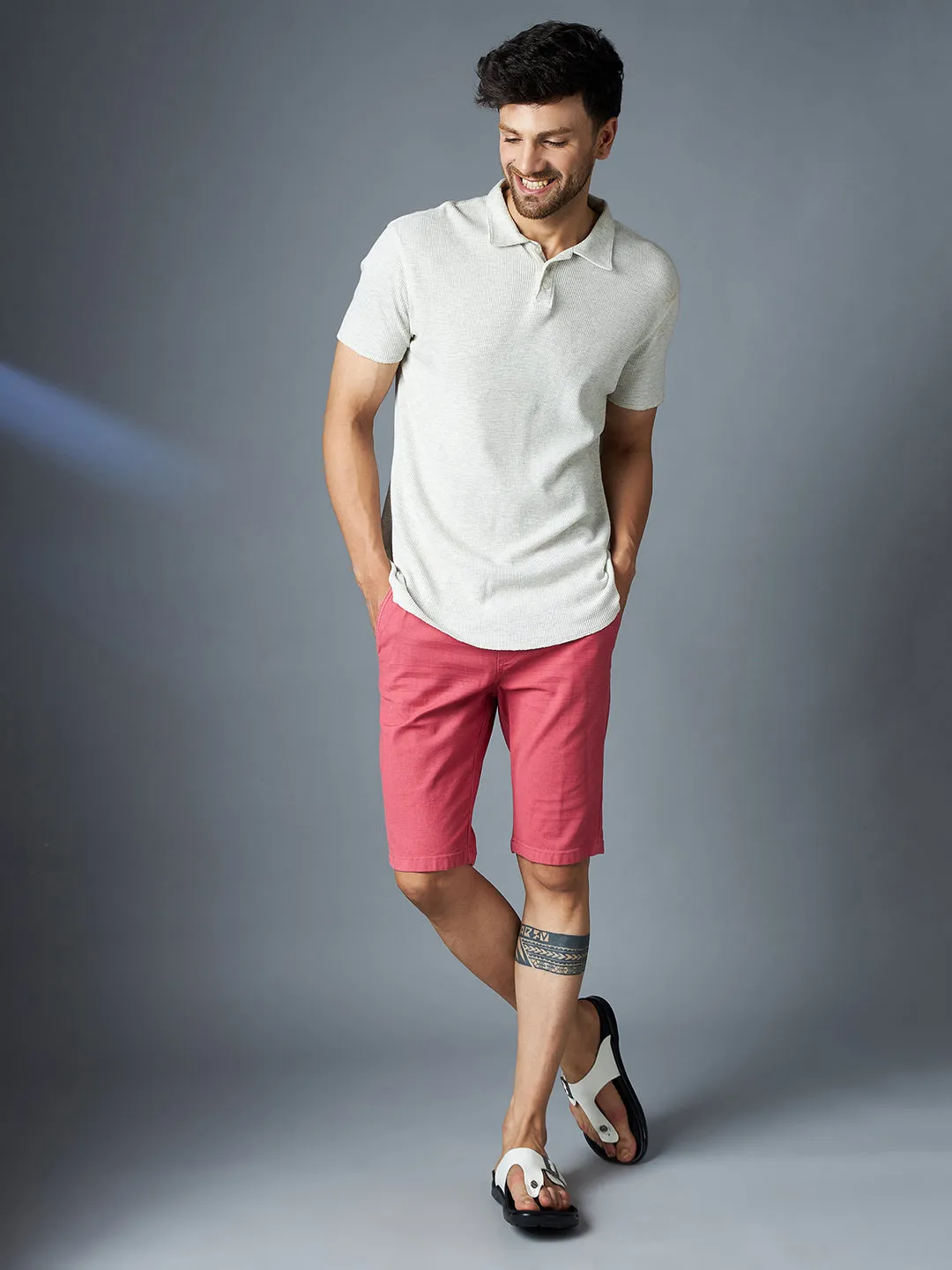 Mules en cuir blanc pour hommes Hitz