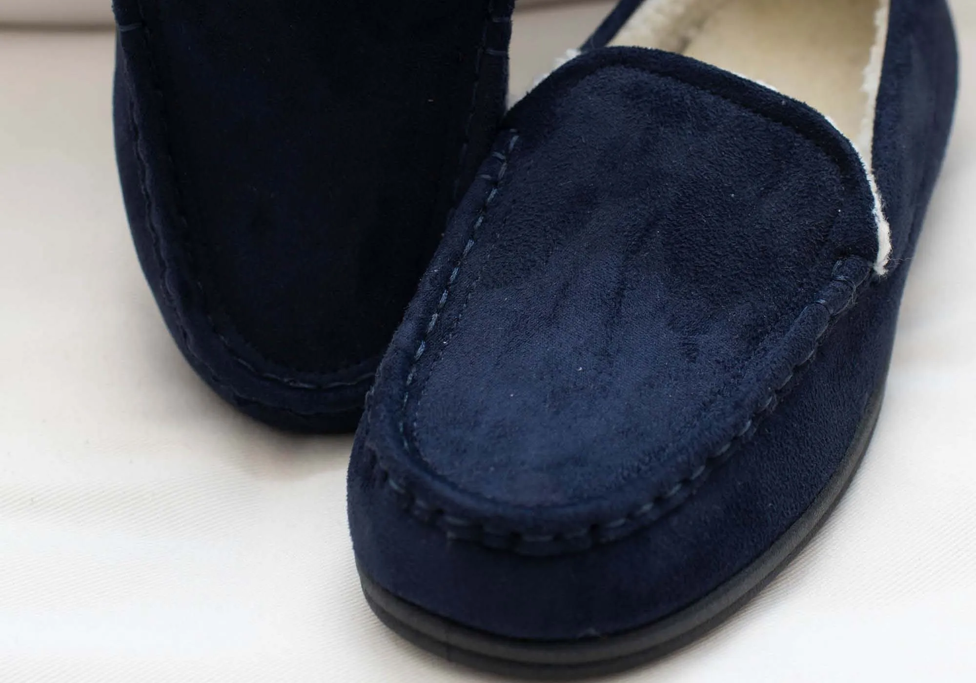 Homyped Chaussons d'intérieur confortables extra larges pour hommes Pedro