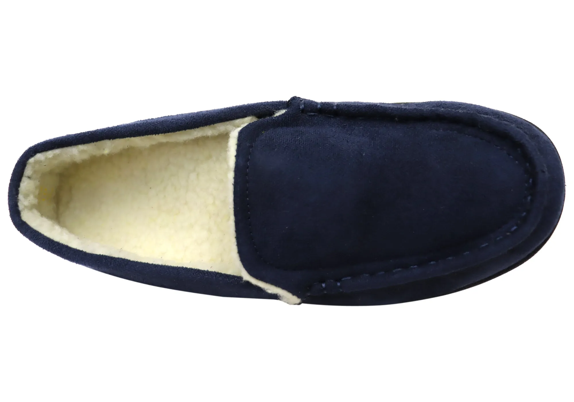 Homyped Chaussons d'intérieur confortables extra larges pour hommes Pedro