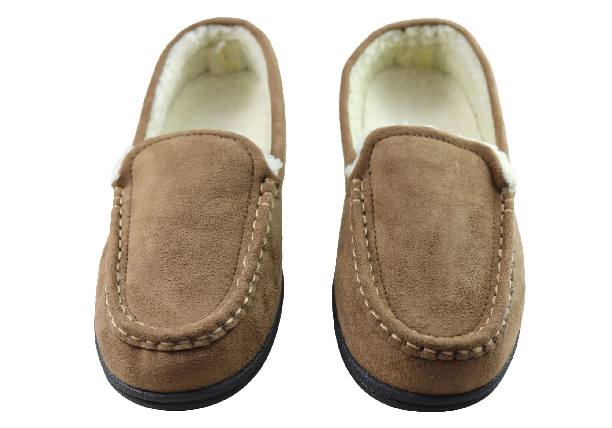 Homyped Chaussons d'intérieur confortables extra larges pour hommes Pedro