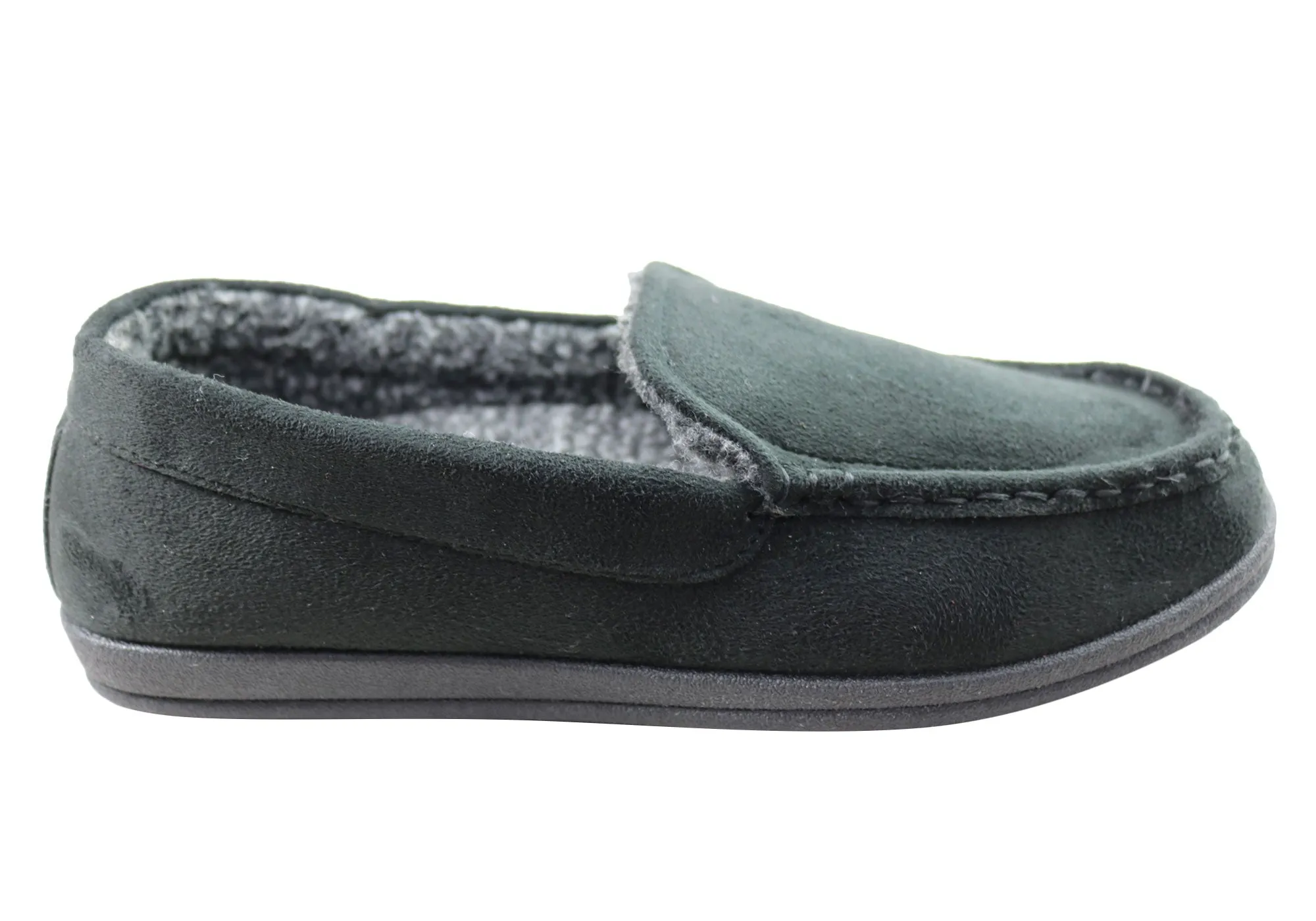 Homyped Chaussons d'intérieur confortables extra larges pour hommes Pedro