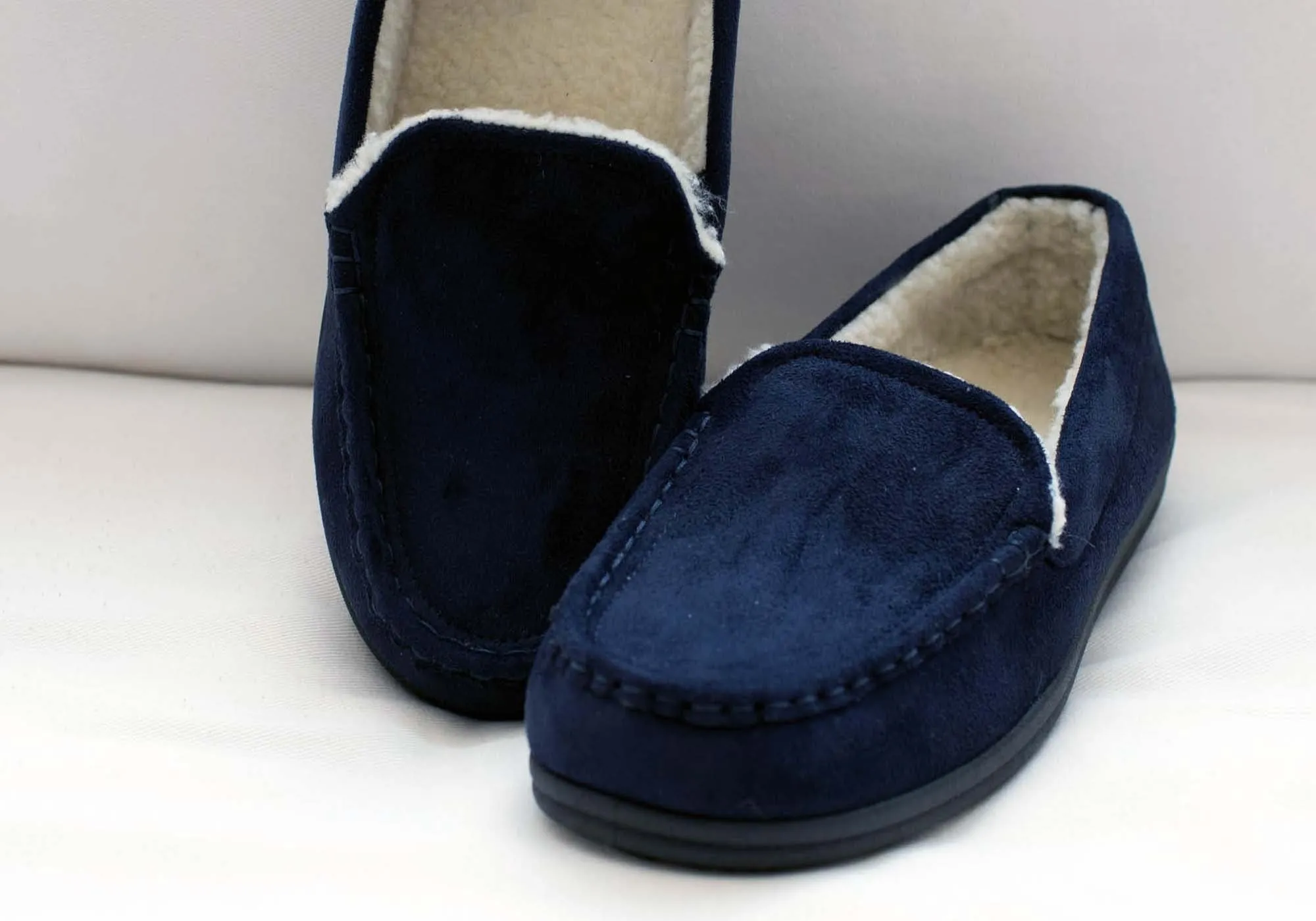 Homyped Chaussons d'intérieur confortables extra larges pour hommes Pedro
