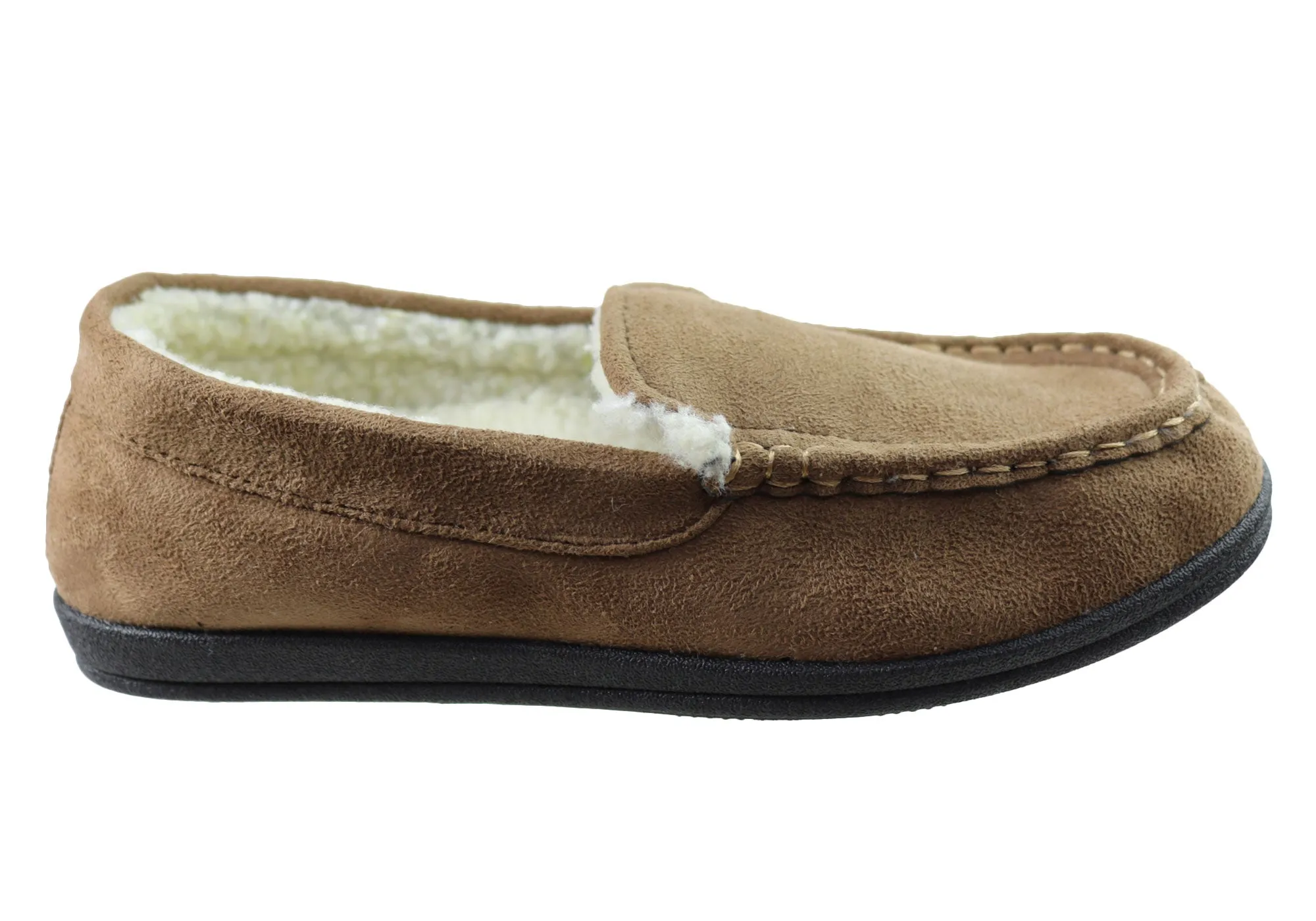 Homyped Chaussons d'intérieur confortables extra larges pour hommes Pedro