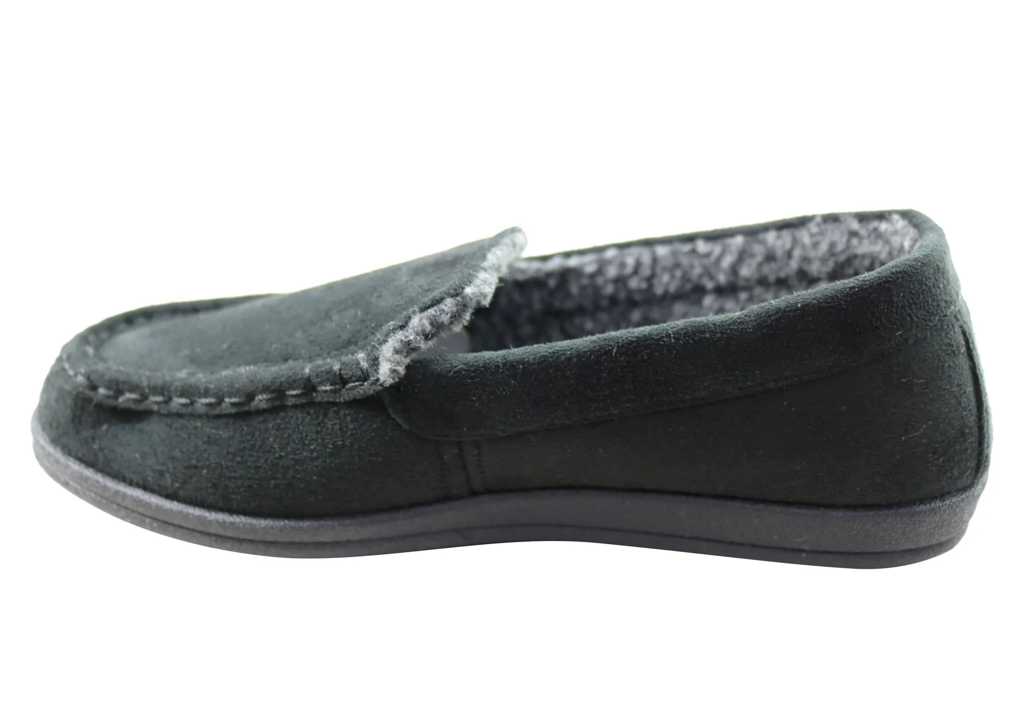 Homyped Chaussons d'intérieur confortables extra larges pour hommes Pedro