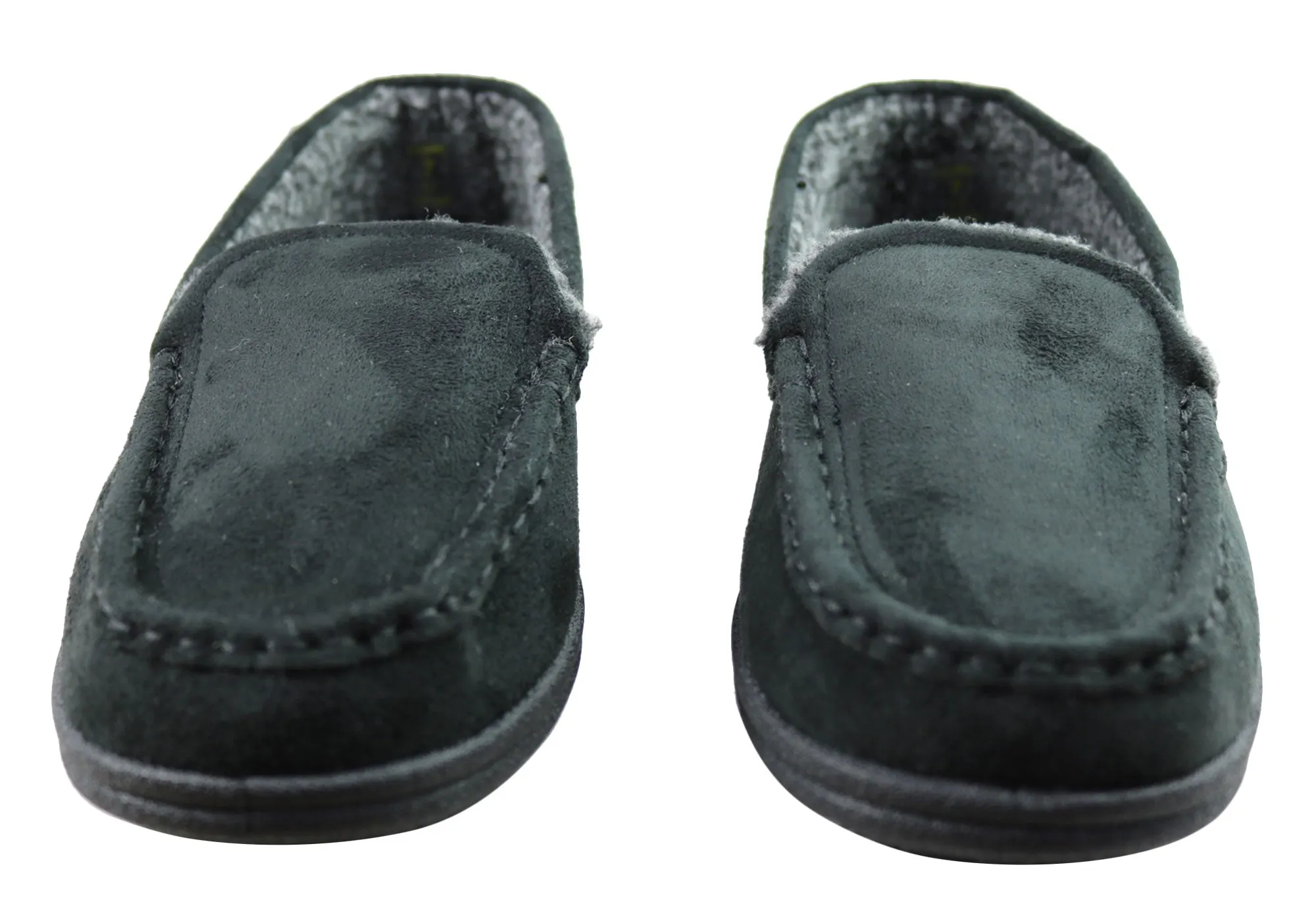 Homyped Chaussons d'intérieur confortables extra larges pour hommes Pedro