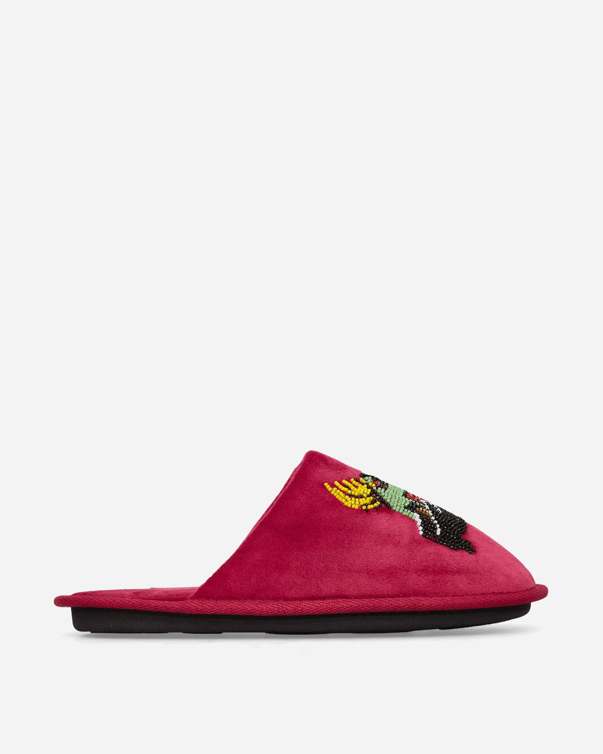 Chaussons de maison rouge
