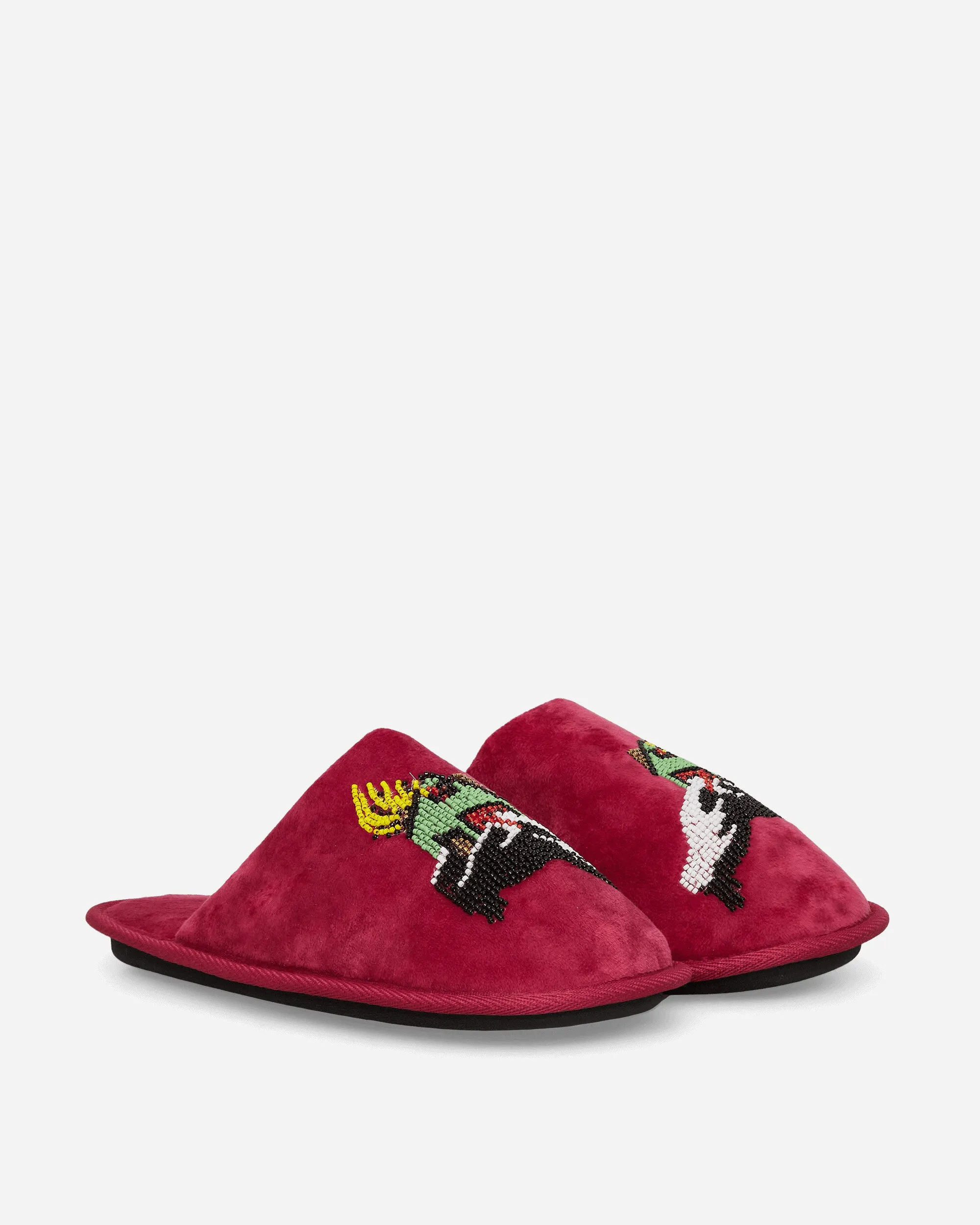 Chaussons de maison rouge