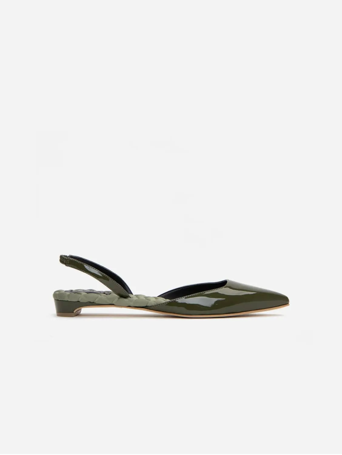 Escarpins Jackie en Simili-Cuir à Brides | Vernis Vert