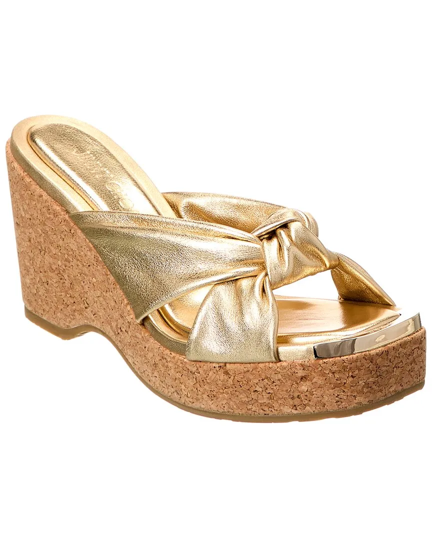 Jimmy Choo Avenue 110 Sandales à Plateforme en Cuir_Jimmy-Choo