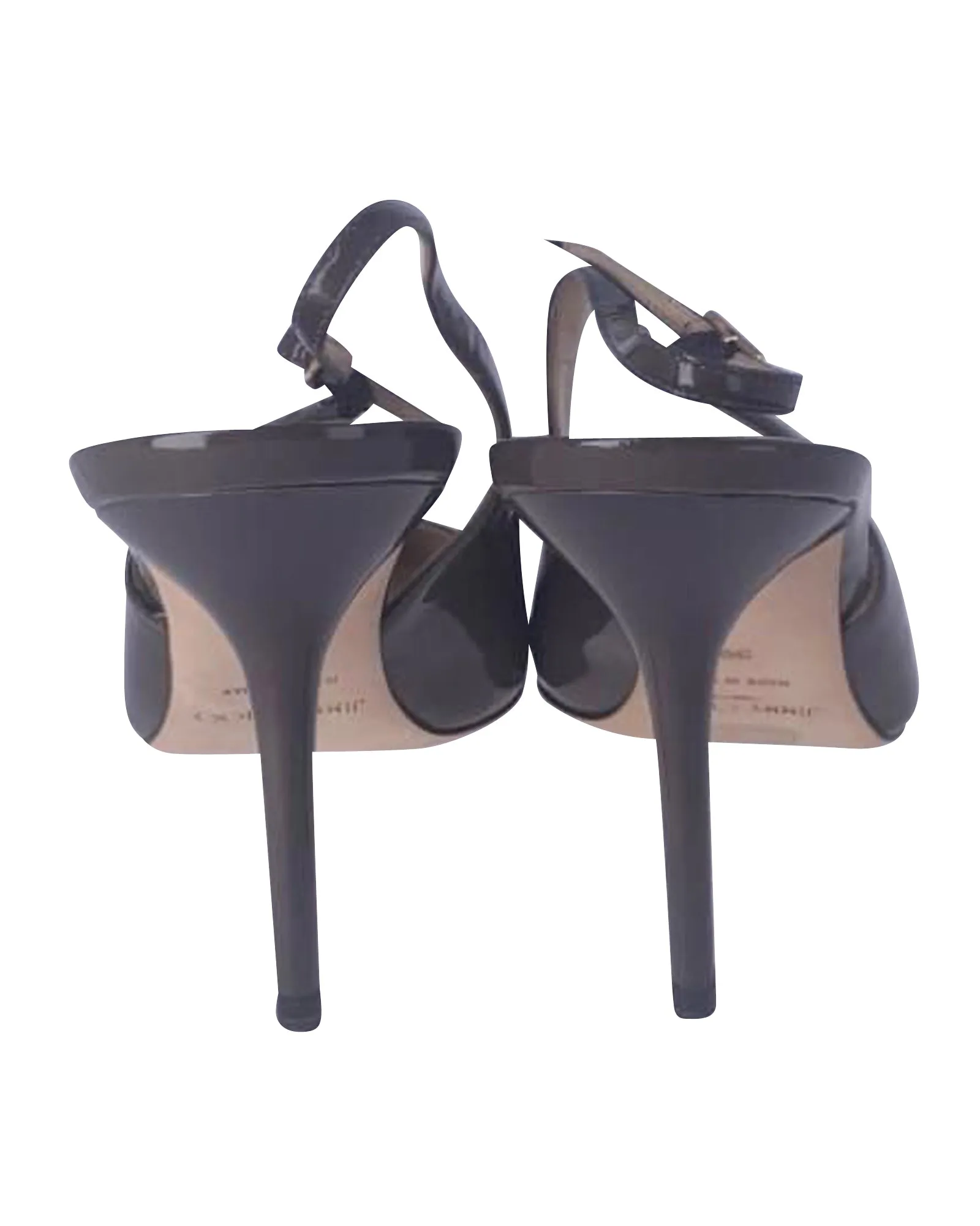 Escarpins Jimmy Choo à Bride Arrière en Cuir Marron