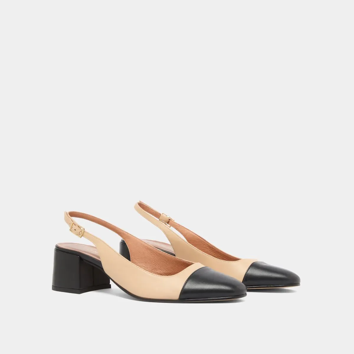 Chaussures pour Femmes Jonak 264 - Dhapon Cuir/noir beige