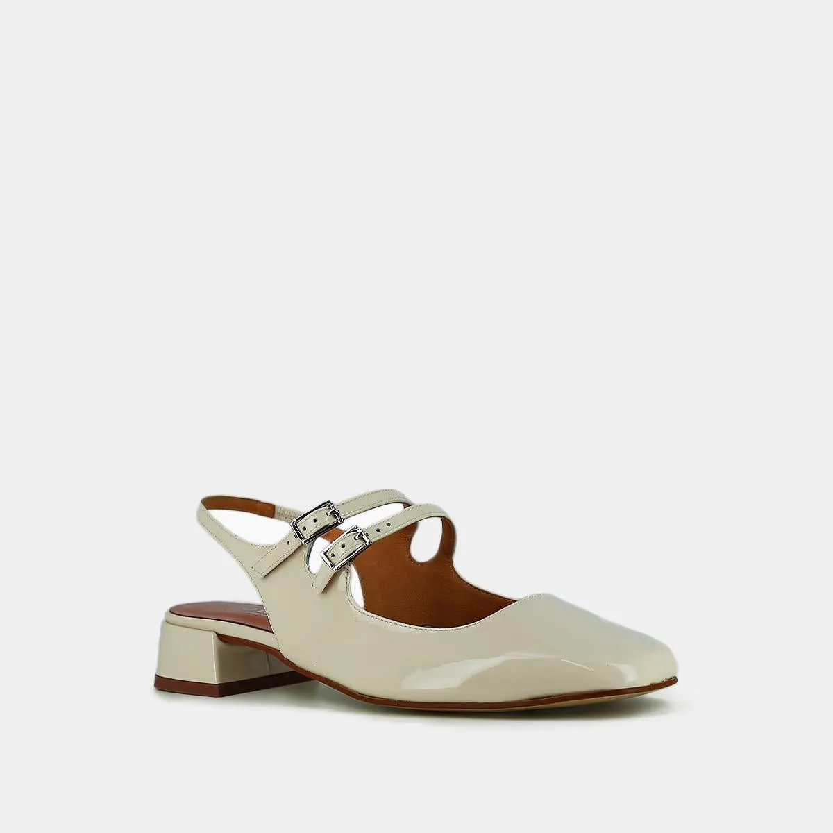 Jonak Chaussures Femme 264 - Vernis Double Écru