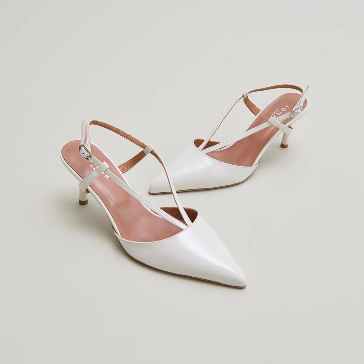 Jonak Chaussures Femme 264 - Duo Vernis Perle