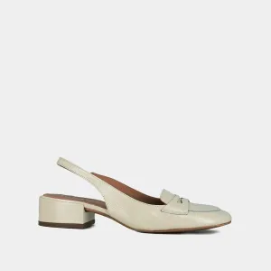 Jonak Women's Shoes 429- Bride Vernis Plisse Ecru
