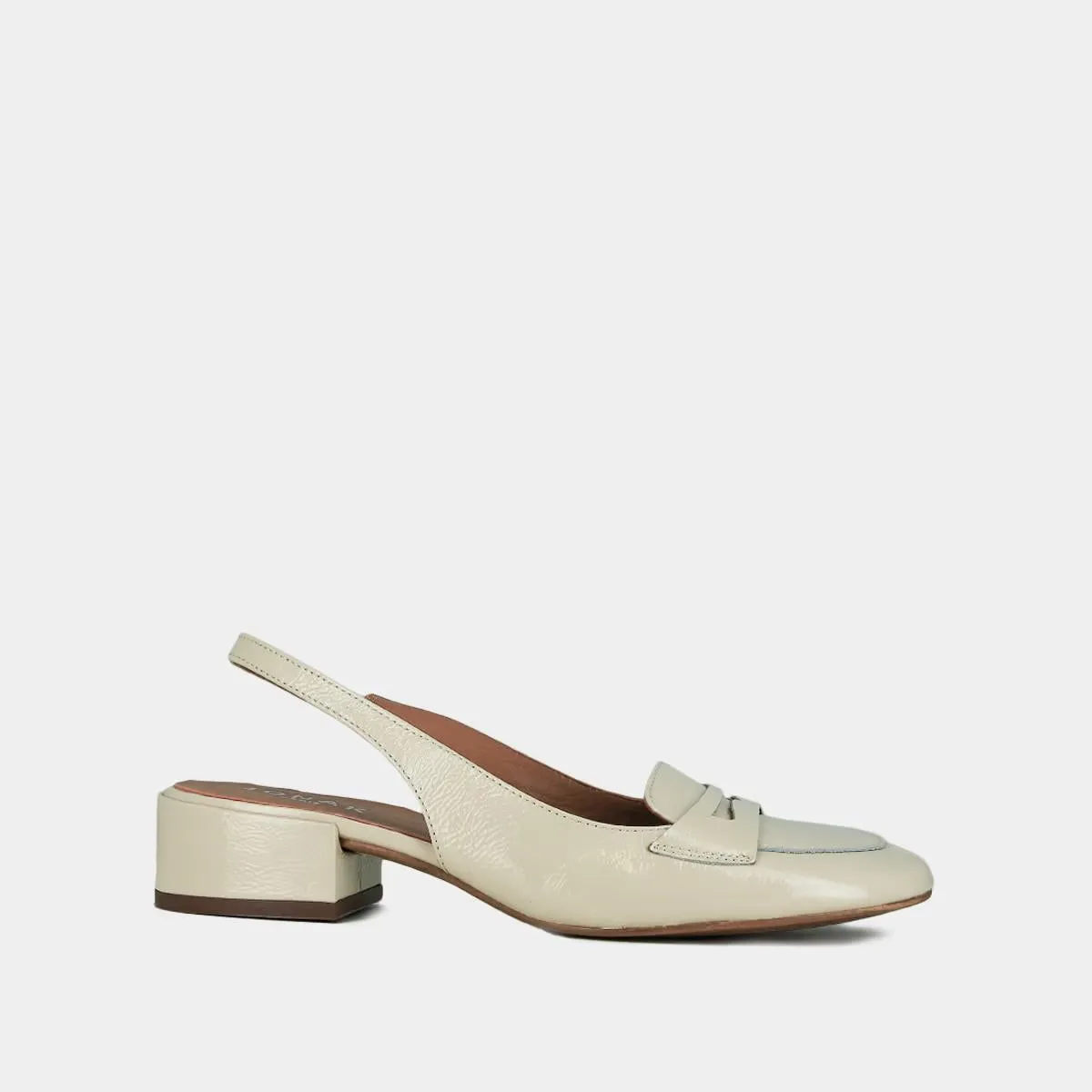 Jonak Chaussures Femme 429 - Mariée Vernis Plissé Écru