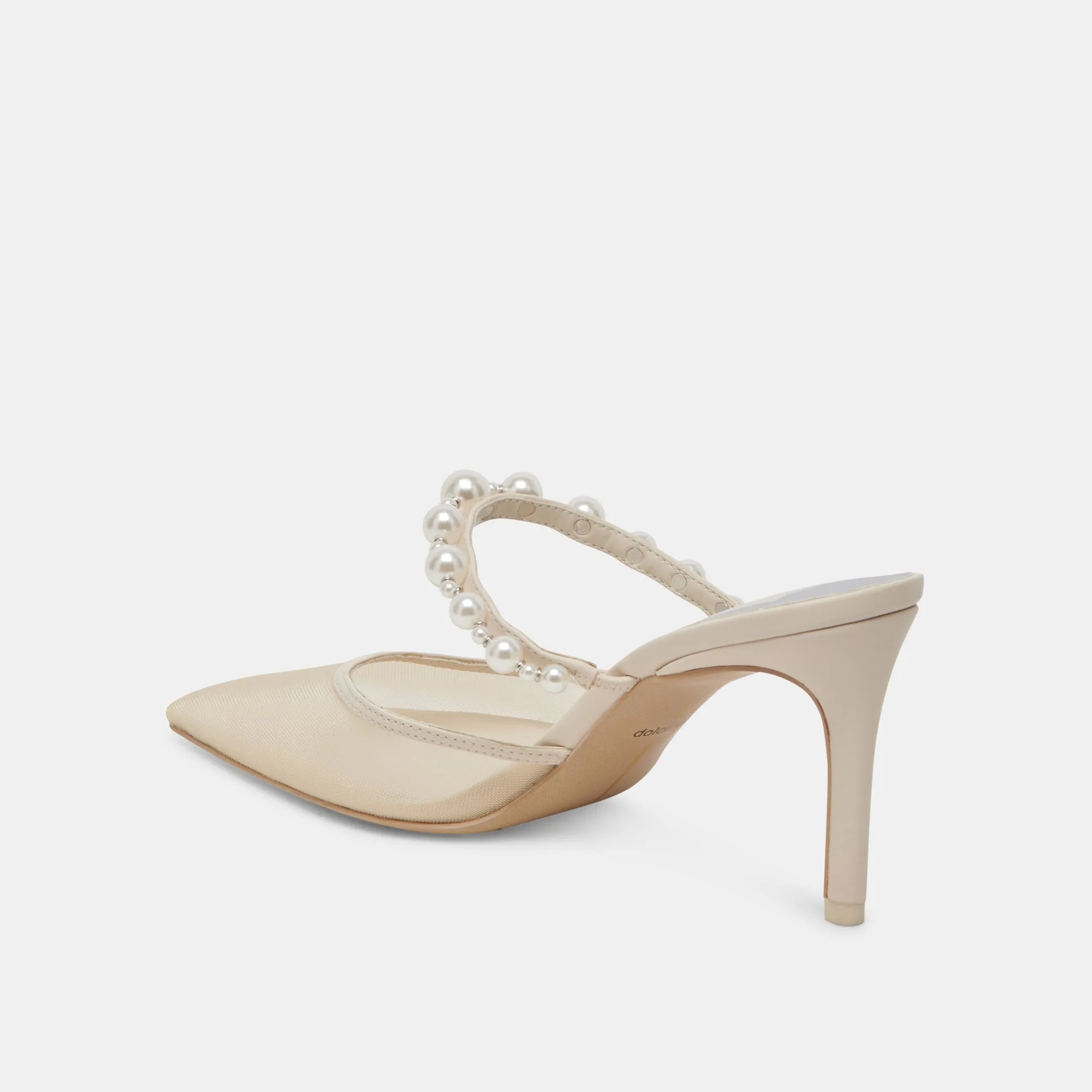 KAYSIE PEARL TALONS IVOIRE MAILLE