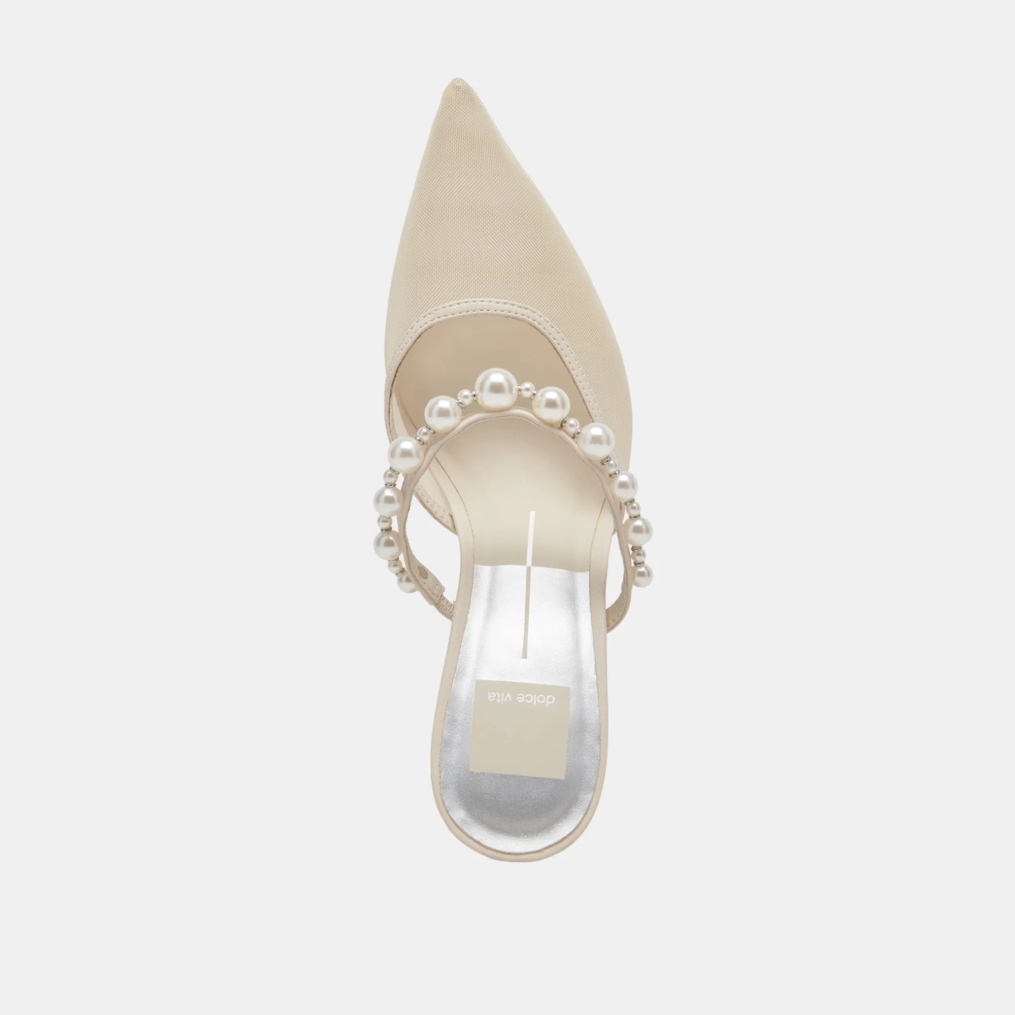 KAYSIE PEARL TALONS IVOIRE MAILLE