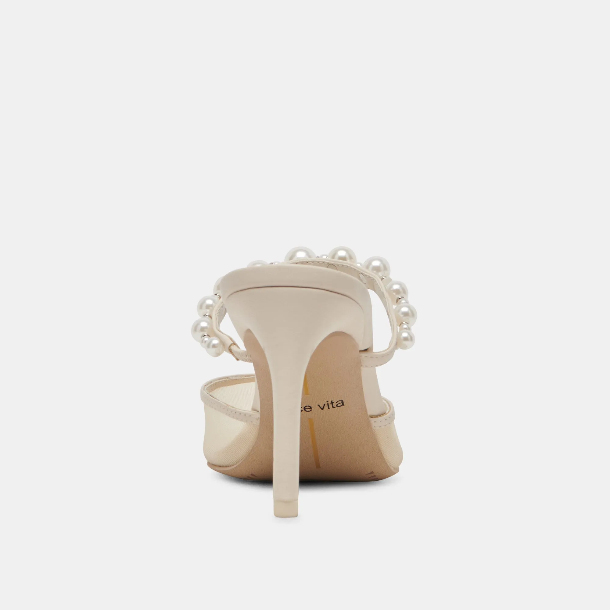 KAYSIE PEARL TALONS IVOIRE MAILLE