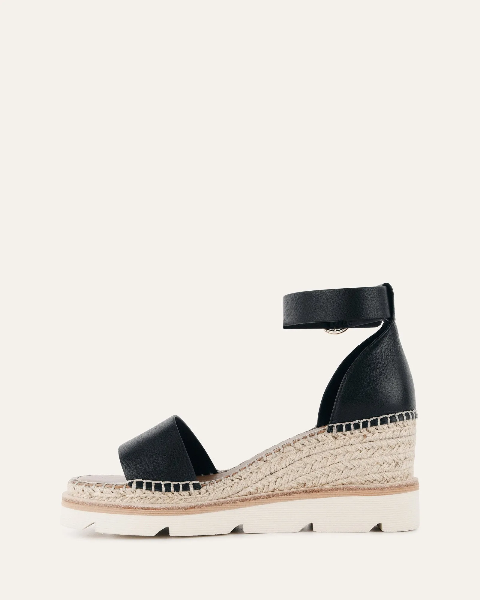 KELLY ESCARPINS À TALON MOYEN WEDGES NOIR BLANC