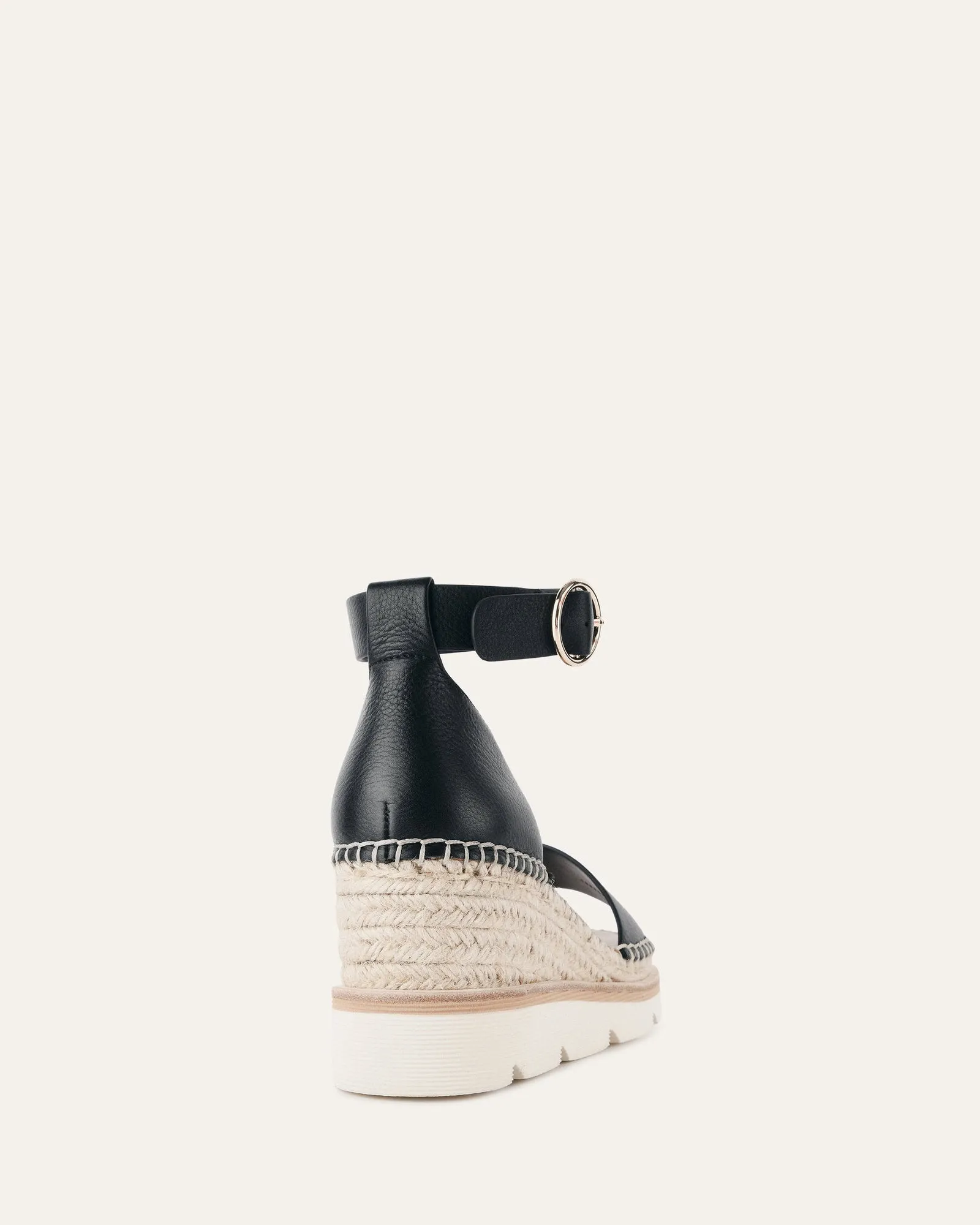 KELLY ESCARPINS À TALON MOYEN WEDGES NOIR BLANC