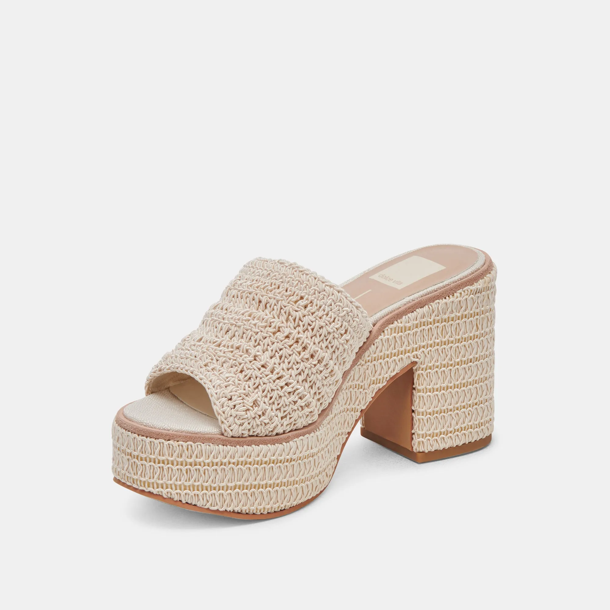 TALONS LADIN IVOIRE TISSÉ