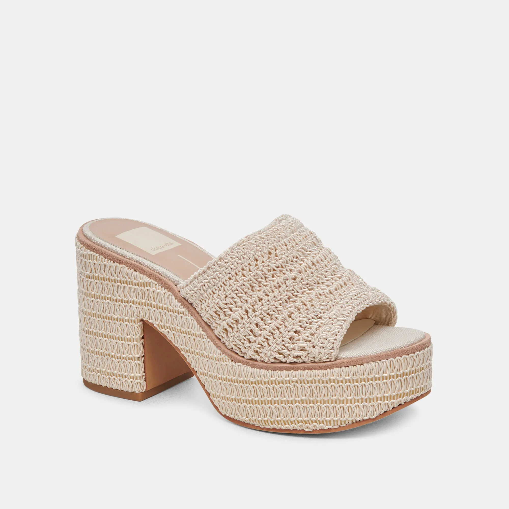 TALONS LADIN IVOIRE TISSÉ