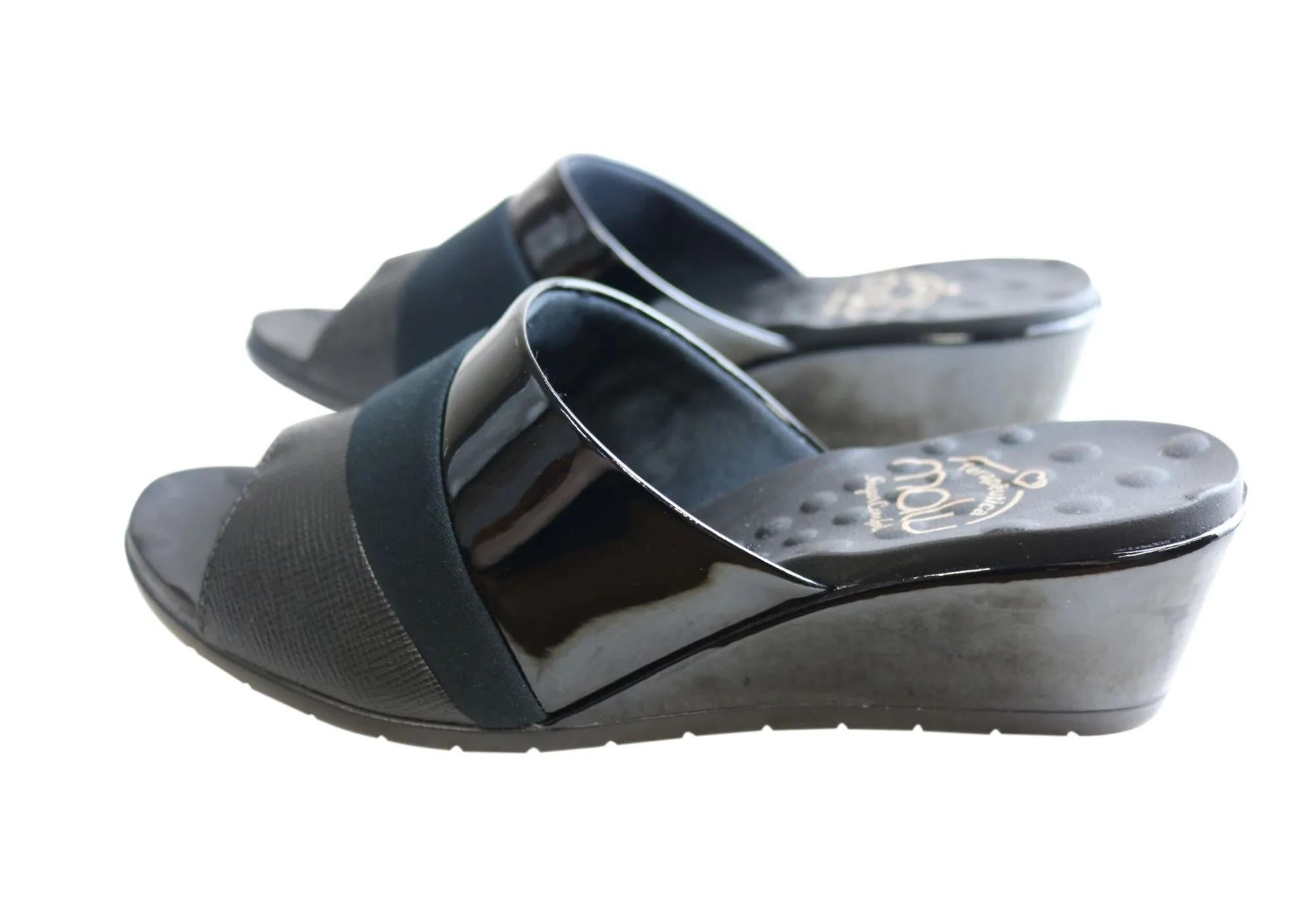 Malu Supercomfort Gracen Wedges Confortables pour Femmes Fabriquées au Brésil Chaussures Malu Supercomfort